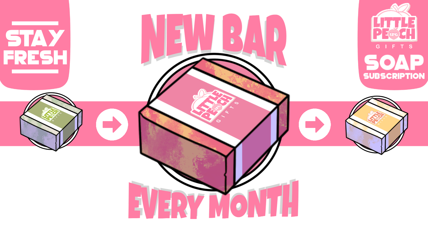 Little Peach Gifts - Soap Subscription
